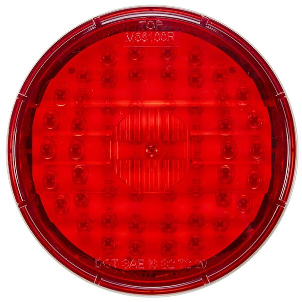 56 LED 4" Round Stop Tail Turn Light By Maxxima Front