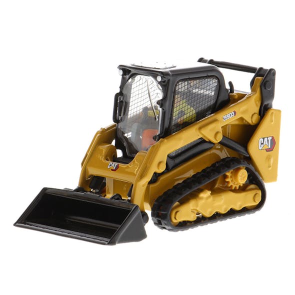 Caterpillar 259D3 Compact Tracker Loader With Work Tools Replica 1/50 Scale Default