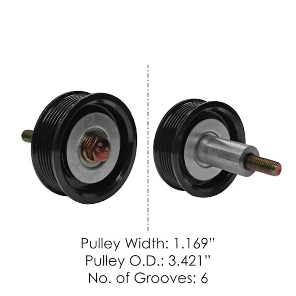 Peterbilt Volvo Continental Elite Pulley 36226 49149 Measurements