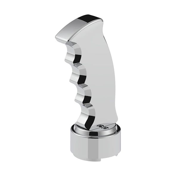 Pistol Grip Thread On Shift Knob With 9/10 Speed Adapter - Chrome Default