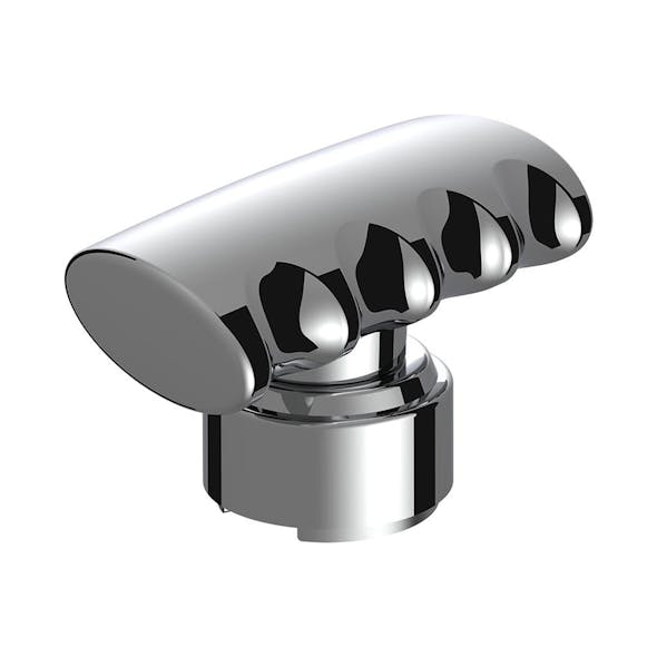 T Shape 9/10 Speed Shift Knob - Chrome Tilt Right