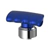T Shape 9/10 Speed Shift Knob - Blue Tilt Left