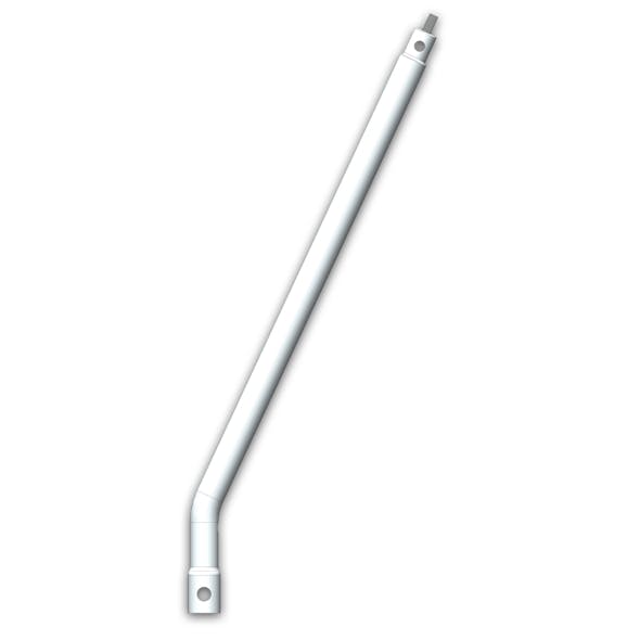 Peterbilt 379 389 Polished Stainless Steel Silent Shifter Kit By Roadworks - Single Bend