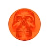 Vibrant Color Skull Air Valve Knob - Cadmium Orange Face