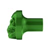 Vibrant Color Skull Air Valve Knob - Emerald Green Side