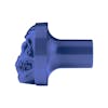 Vibrant Color Skull Air Valve Knob - Indigo Blue Side