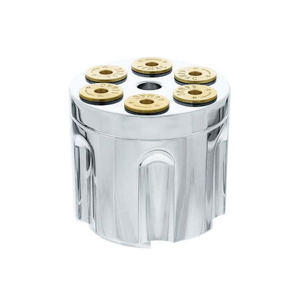 Vibrant Colored Gun Cylinder 13/15/18 Gearshift Knob - Chrome