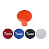 Vibrant Colored Deluxe Trailer Air Brake Knob With Stickers - Cadmium Orange