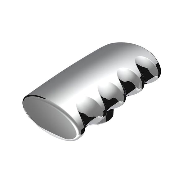Thread-On T Grip Gearshift Knob - Chrome Right