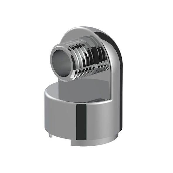 Chrome Thread On Horizontal Mounting Adapter 13/15/18 Speed Eaton Fuller Style - Left