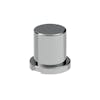 10 Pack Chrome 3/4" Push On Flat Top Lug Nut Covers - Top