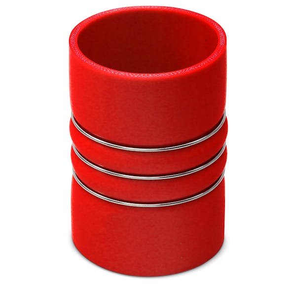 4" x 6" Red Silicone Hot Intake Charge Air Hose Sleeve