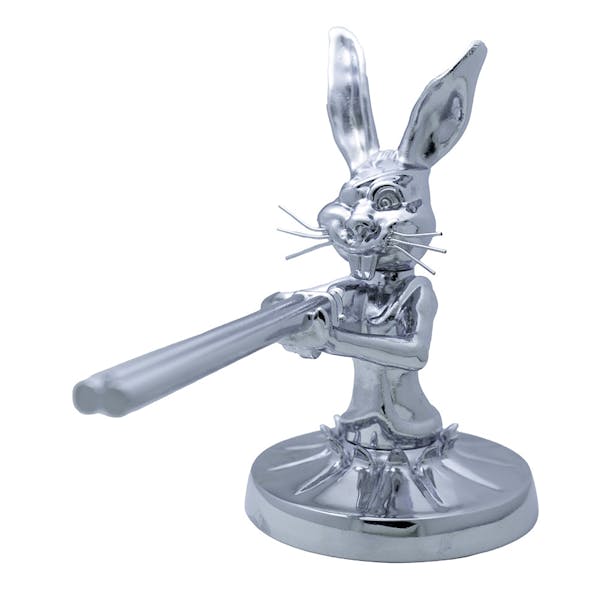 Chrome Shotgun Bunny Hood Ornament - Default