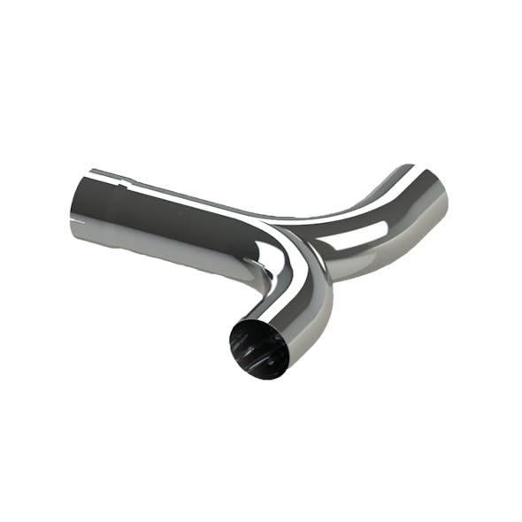 5" Stainless Steel Y Pipe by Lincoln Chrome
