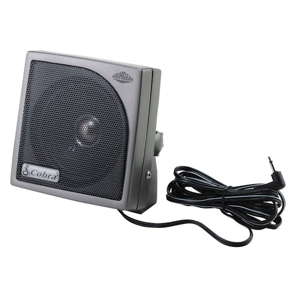 Cobra External CB Speaker with Noise Filter and Talk-back - Wire