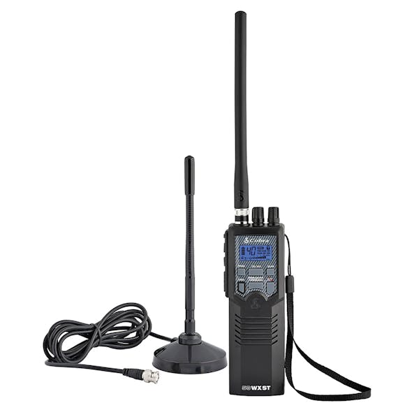Cobra Handheld CB Radio with Magnetic Mount Antenna - Radio