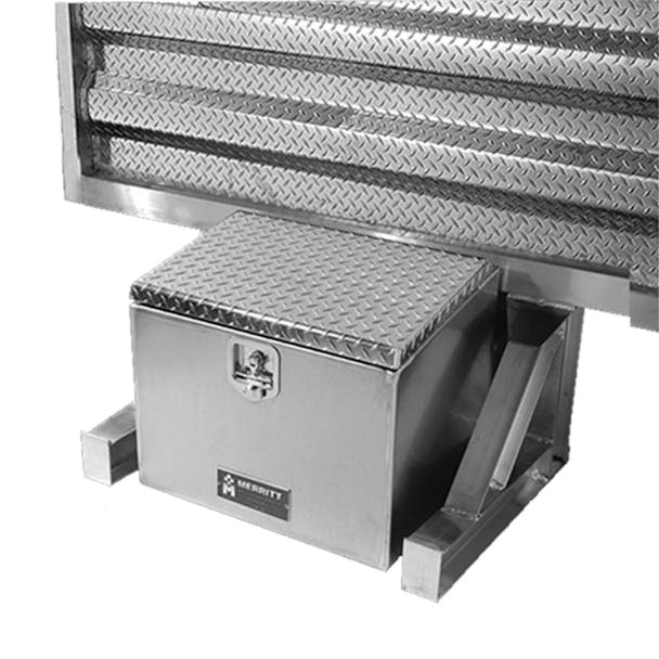 Aluminum Tuck-Away Box With Diamond Plate Door - Default