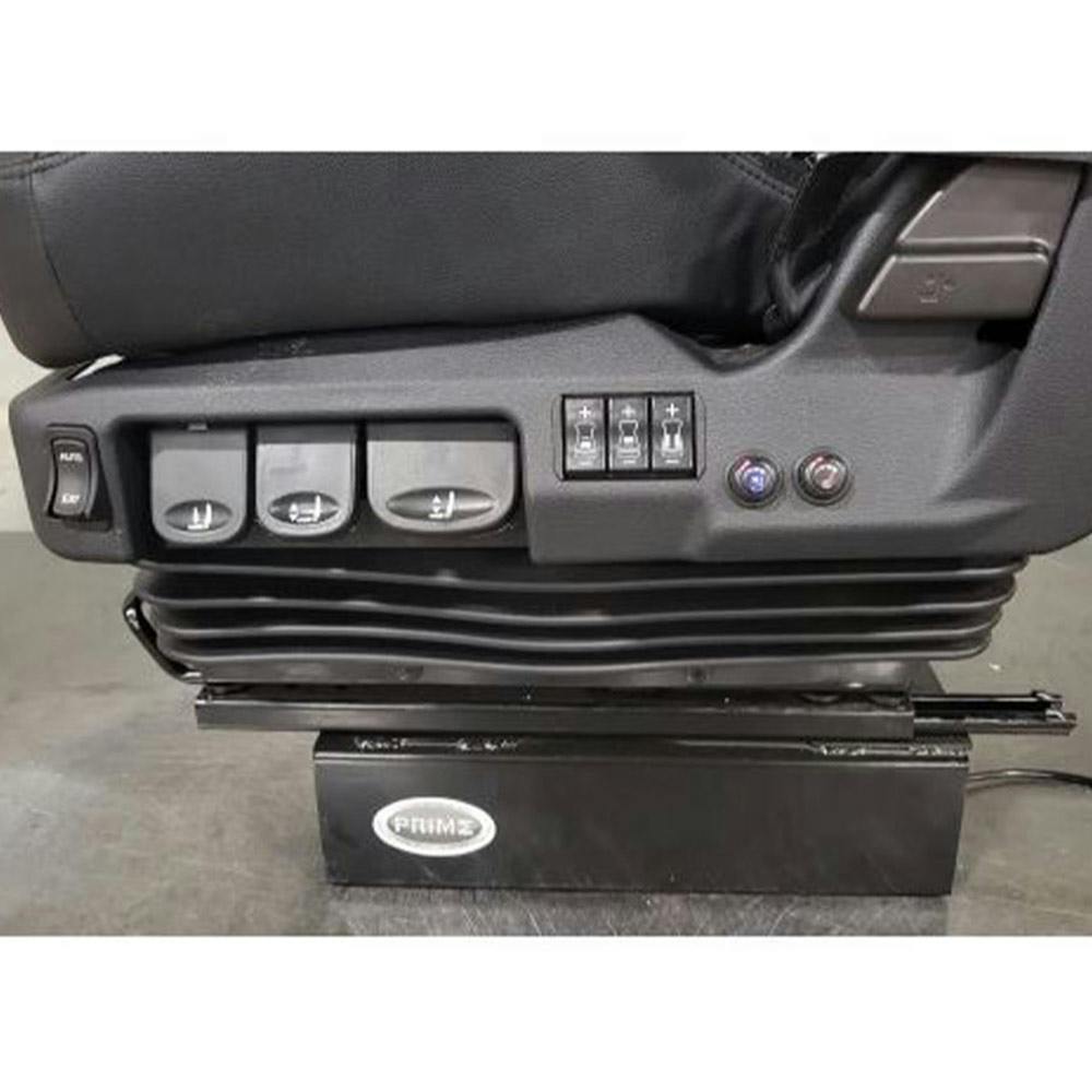 Prime TC600 True Genuine Full Leather Air Ride Truck Seat With Arm