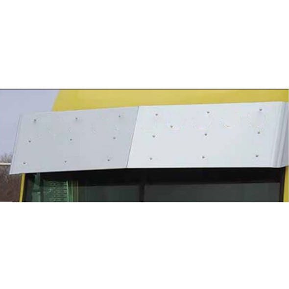 Freightliner Classic FLD 16.5" Condo Drop Visor By RoadWorks