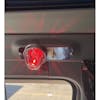 Kenworth Peterbilt Above Door Light With Light Hole And Toggle Switch Hole - Red