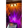 Peterbilt Kenworth Above Door Dome Light Plate 2 Watermelon Light Holes With 2 Toggle Switch Holes - Amber