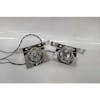Kenworth Stainless Steel 13" Rear Air Cleaner Bracket Pair With Radius Ends 1 Watermelon Light Hole - LED