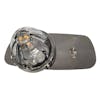 Kenworth Stainless Steel Rounded Dome Light Bracket With 1 Watermelon Light Hole - Driver