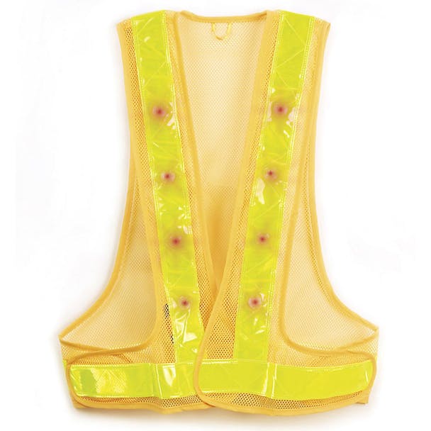 Safety Vest with Reflective Strips and 16 LED Lights (48730) - default