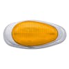 Freightliner 15 LED Sleeper Clearance Marker Light with Chrome Bezel - amber off