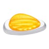 Freightliner 15 LED Sleeper Clearance Marker Light with Chrome Bezel - amber on