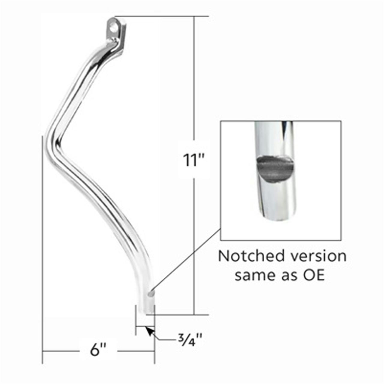 Peterbilt Chrome Clutch Pedal Arm Raney's Truck Parts