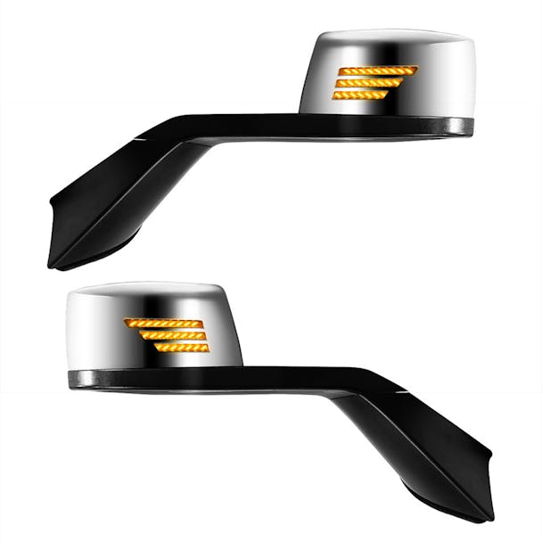 Volvo VNL Heated Hood Mirror With Sequential LED Turn Signal - Default