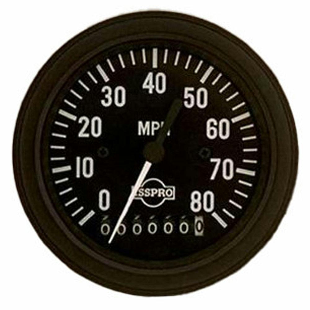 Semi 3 3/8" Electric Programmable Speedometer Gauge By ISSPRO Raney's Truck Parts