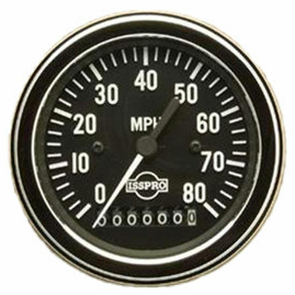 Semi 3 3/8" Electric Programmable Speedometer Gauge By ISSPRO Raney's