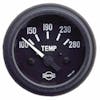 Semi Truck Electric Temperature Gauge and Sender By ISSPRO - black