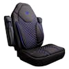 Kenworth T680 Semi Truck Premium Orthopedic Seat Cover - black blue