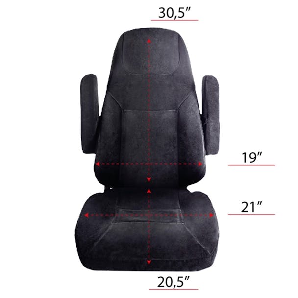 Peterbilt 300 Series Premium Orthopedic Chicago Series Seat Cover