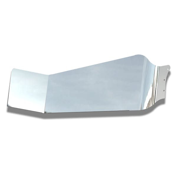 Peterbilt 13" Toptie Bowtie Boltless Drop Visor (58953RR) - default