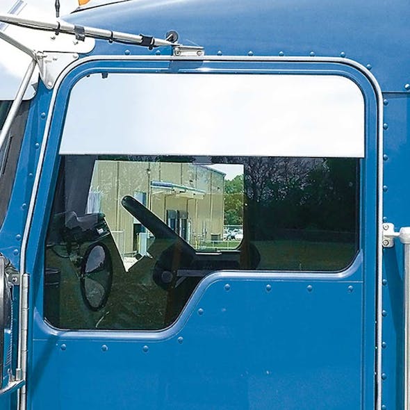 Kenworth W900 T800 T660 T600 8" Stainless Steel Chop Top (58955RR) - mounted