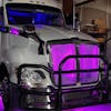 Kenworth T680 Grill Accent RGB LED Light Kit with Remote - Purple