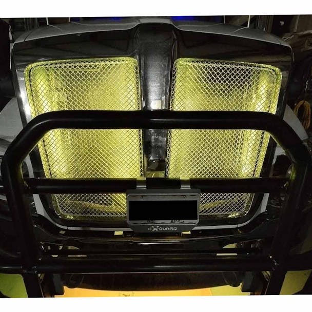 Kenworth T680 Grill Accent RGB LED Light Kit with Remote - Yellow