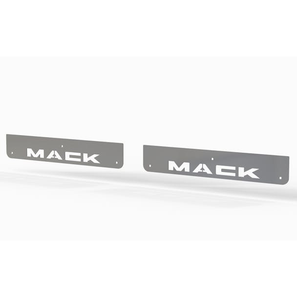 Mack New Logo Stainless Steel 24" Bolted Mud Flap Weight