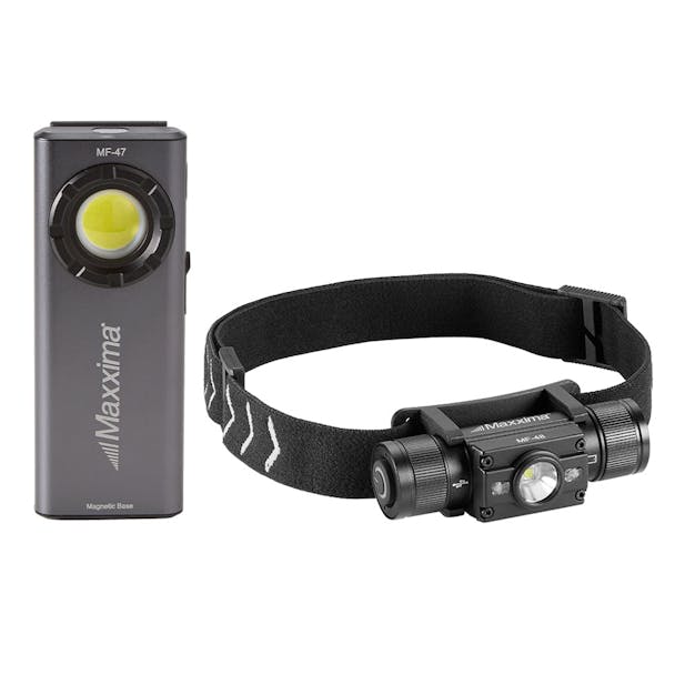 LED Flashlight & Adjustable Headlamp Safety Kit
