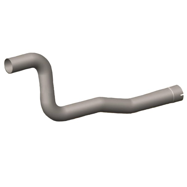Thomas Bus 4" 4 Bend ID Aluminized Exhaust Pipe 171421