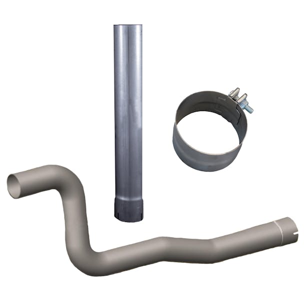 Thomas Bus Aluminized 4" 4-Bend Exhaust Pipe and 24" Stack Kit (GRCSB4-8954TH-224) - default