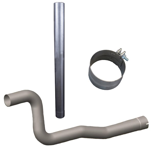 Thomas Bus Aluminized 4" x 48" Straight Stack and Exhaust Pipe Kit - default