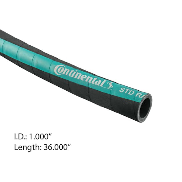 Continental 1"x36" Coolant Stick Radiator Hose 56016 24216 - Dimensions