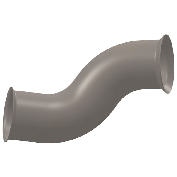  Freightliner Cascadia 4" Stainless Steel 2 Bend Exhaust Pipe 04-27981-000 