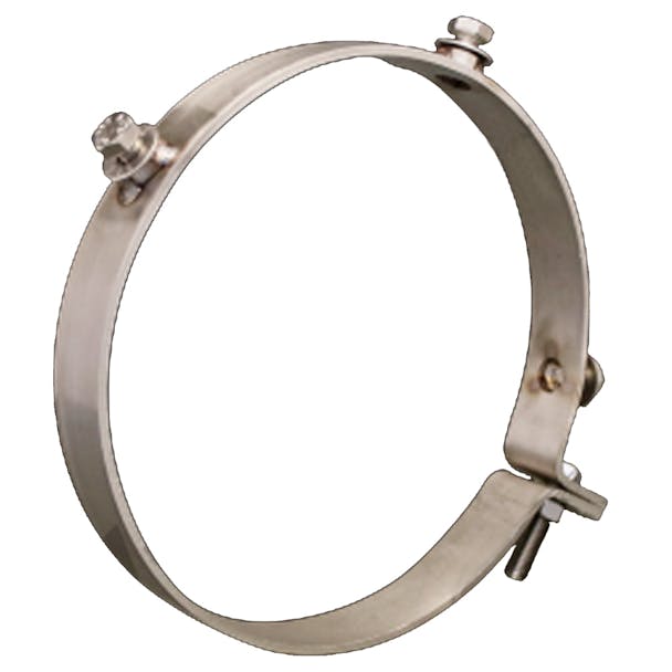 7" 304 Stainless Steel Pipe Guard Bracket with Hardware