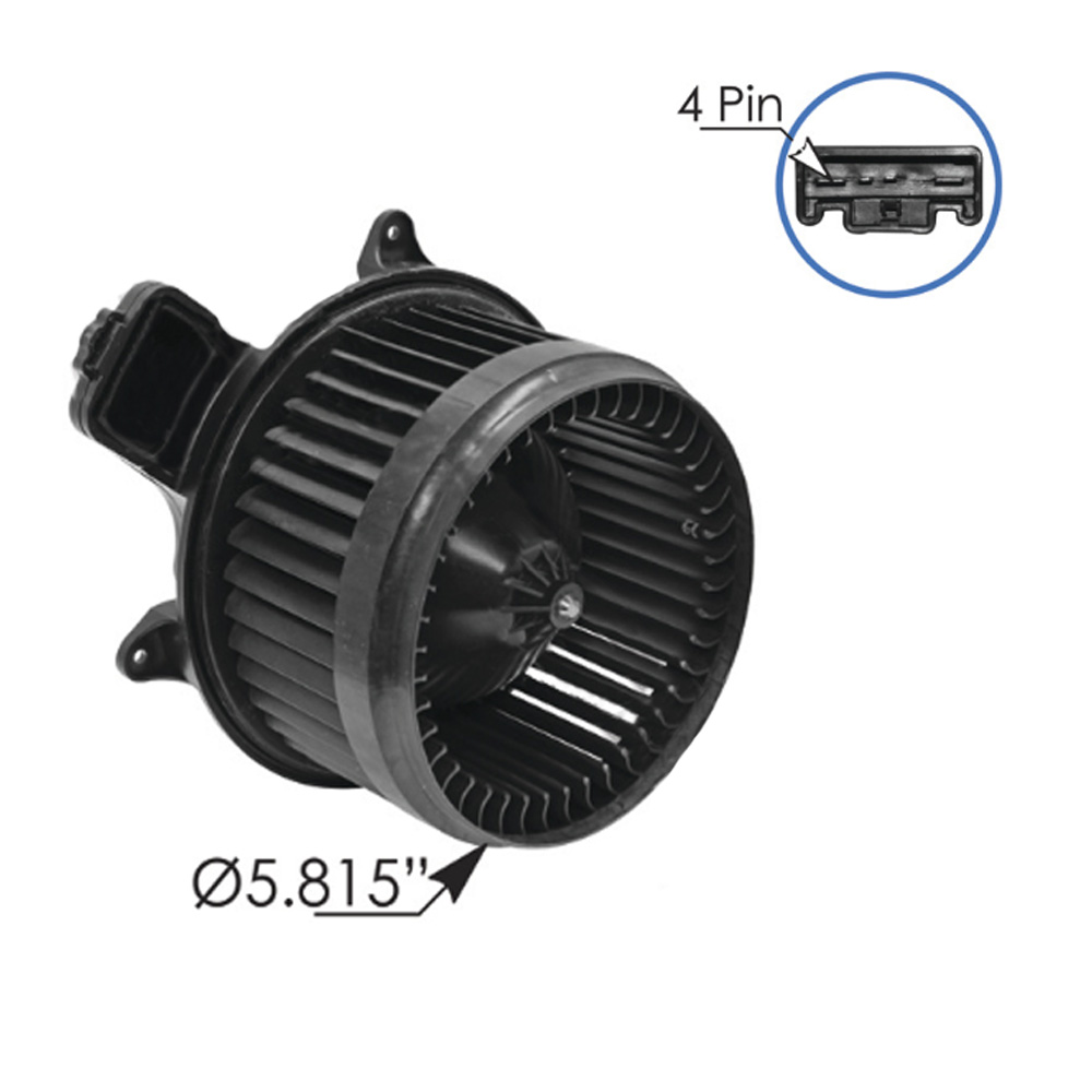 Moteur De Ventilateur A/C Neuf MAHLE Pour KENWORTH / PETERBILT - Référence CR705001, Avec Résistance, 12V
